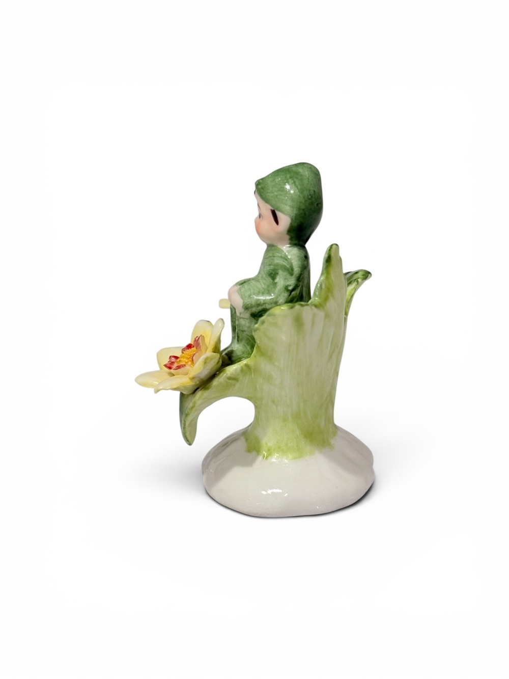 Vintage Napcoware Bone China Elf Pixie from "Flower of the Month" - Picture 6 of 12